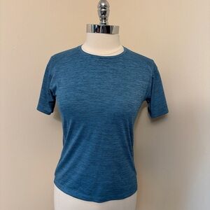 REI Coop Blue Short Sleeve Hiking Running Top XS